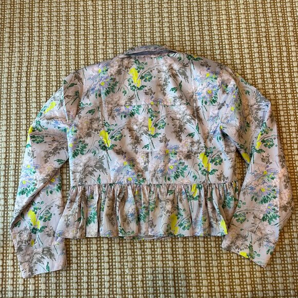 Cinq à Sept Avianna Floral Peplum-Hem Jacket - Picture 9 of 9